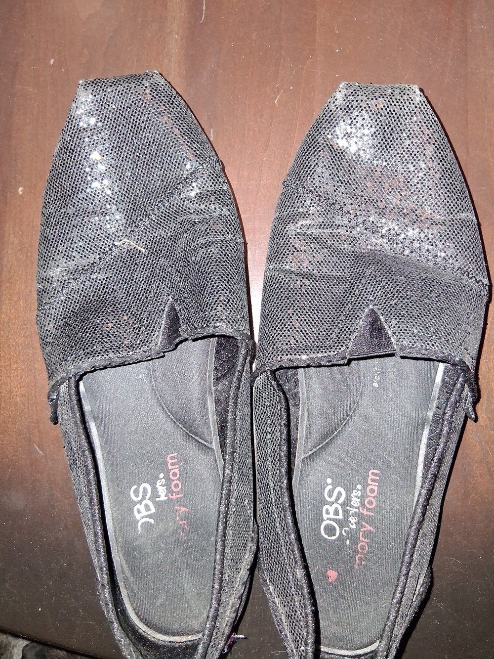 Bobs Sparkle Slip-On Flats